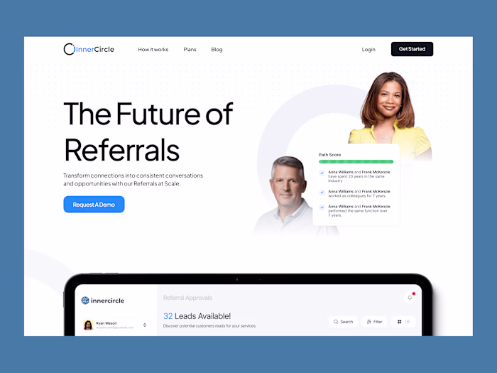 InnerCircle - Web Design & Motion Design