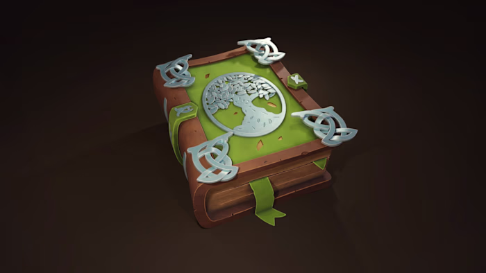 Stylized Book in 3D