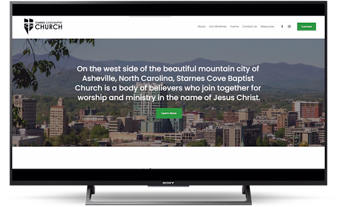 Starnes Cove Baptist Church — Asheville Brand & Web Designer | T