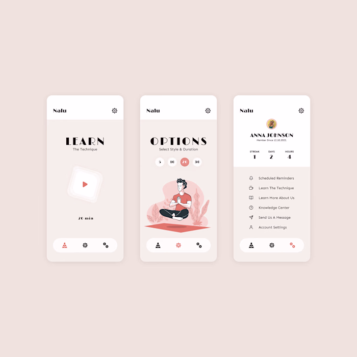 Meditation App | Behance