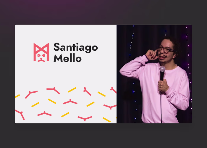 Brand - Santiago Mello (Stand-up Comedy) on Behance