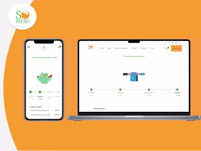 Where's my order? Created a restaurant's order tracking process