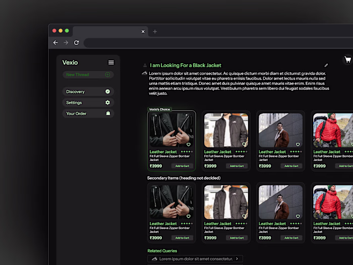 Vexio - AI Shopping Assistant 
