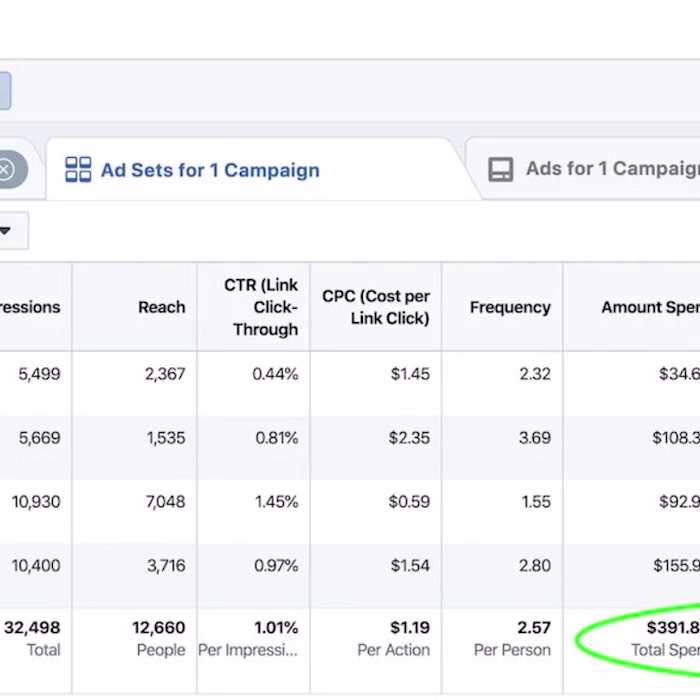 Meta Campaign for a Dental Clinic
