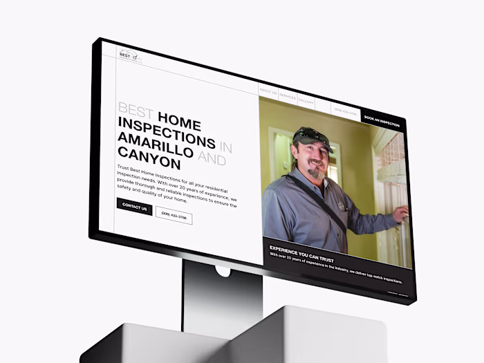 Best Home Inspections | Website Design
