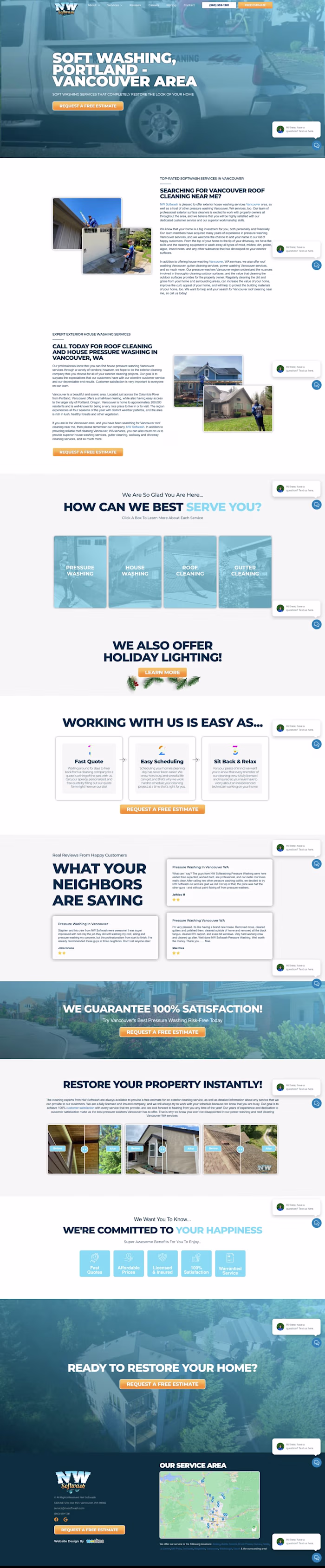 Website for NW SoftWash