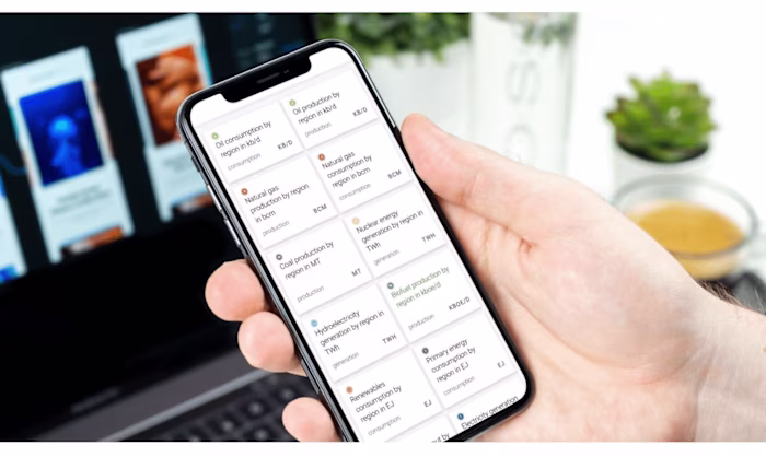 Interrogate data with the BP World Energy tool