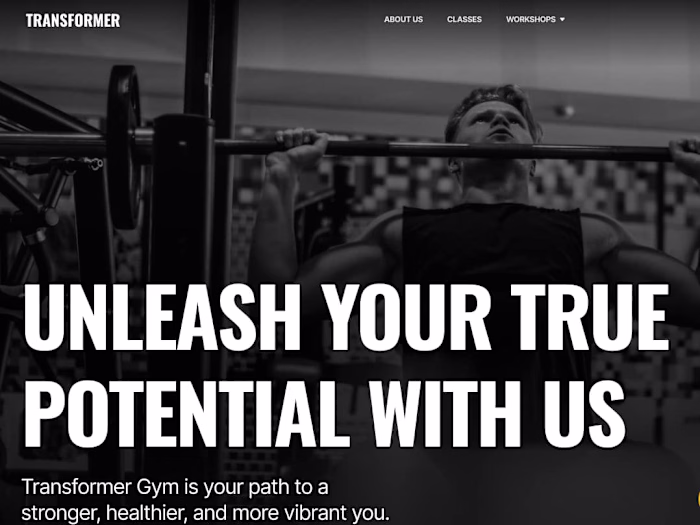 Transformer - Webflow HTML website template