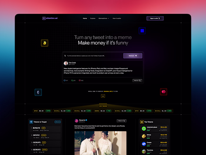 Attention.ad Website Redesign