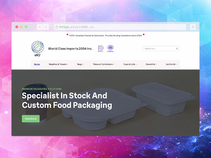 World Class Imports 2006 inc. - Food Packaging Edmonton