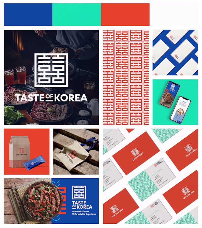 Taste of Korea - Brand Identity on Behance