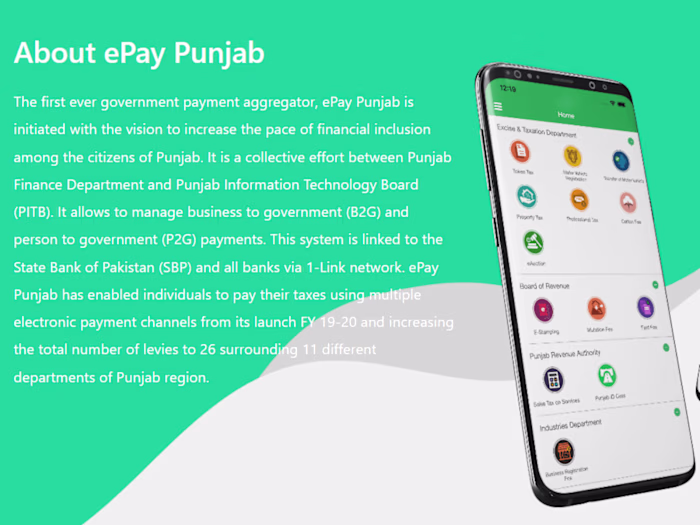 ePay Punjab | Seamless Digital Payments | Spring Boot & Angular