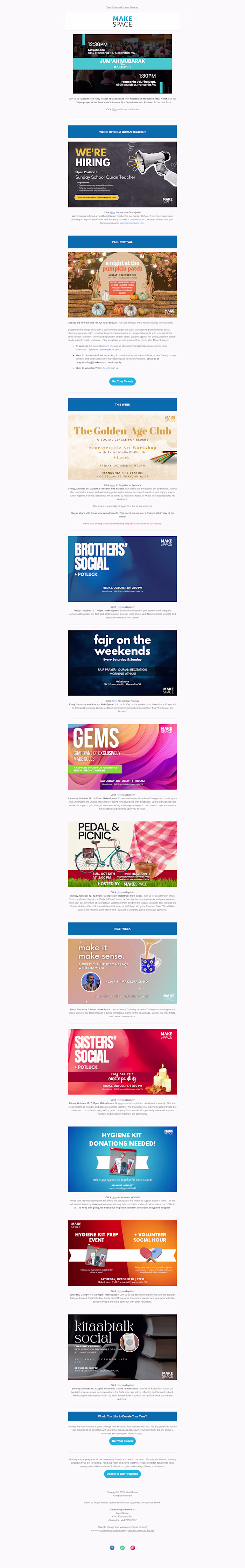 MakeSpace Email Template Revamp (Project Showcase) I redesig...
