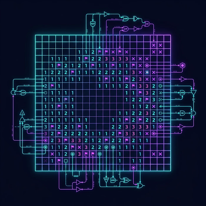 Algorithmic Minesweeper Solver & Engine