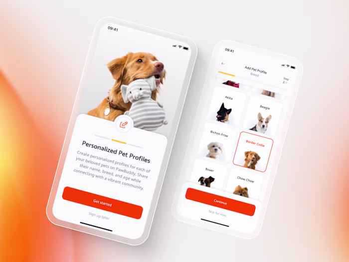 Pettracker App Design