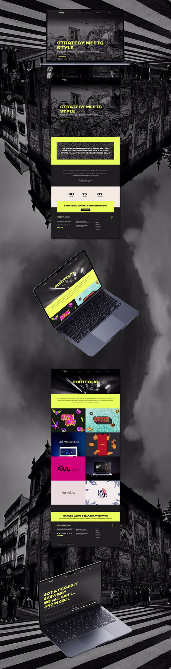 Graceful Studio Website – Strategic Studio Identity