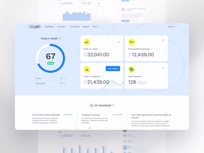 Fintech B2C Product with AI