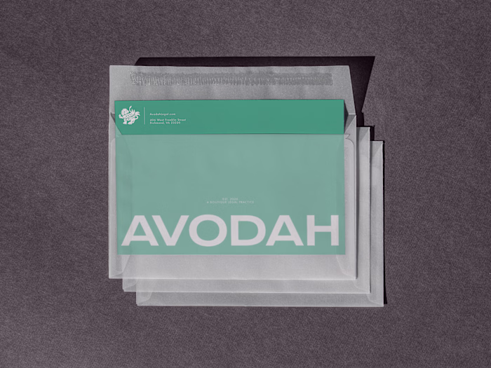Rebrand for Avodah Legal. Avodah