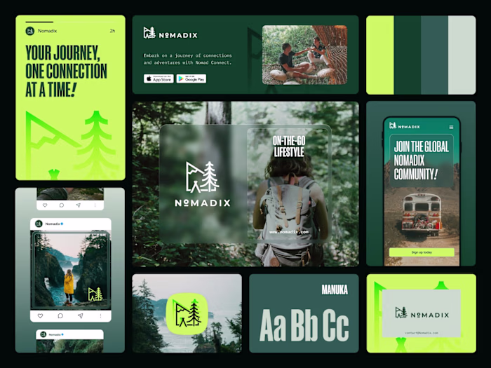 Nomadix (Brand Identity Design)
