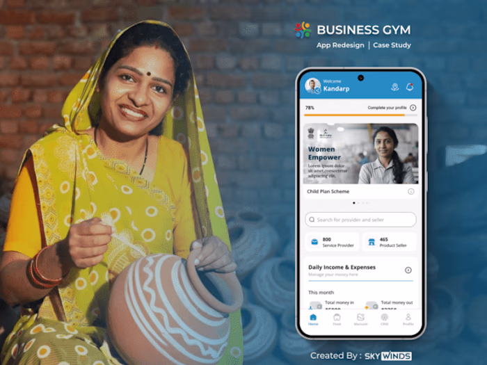 Business GYM App Redesign