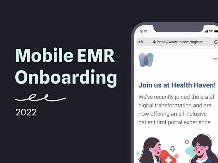 EMR Onboarding - Mobile