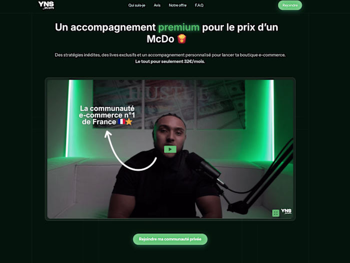 Un accompagnement premium pour le prix dâ€™un McDo ðŸ�Ÿ