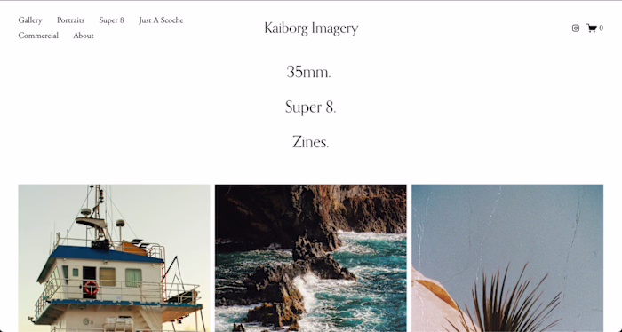 Kaiborg Imagery - Website