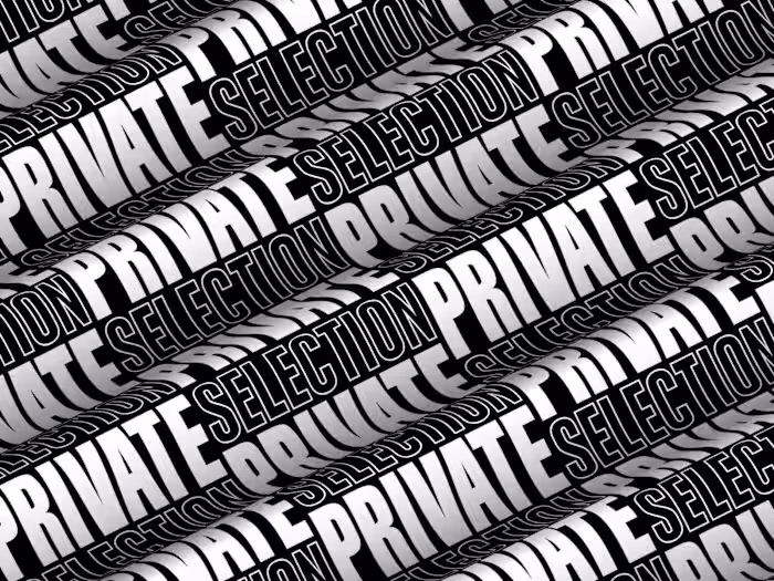 Kinetic Textiles for Private Selection 