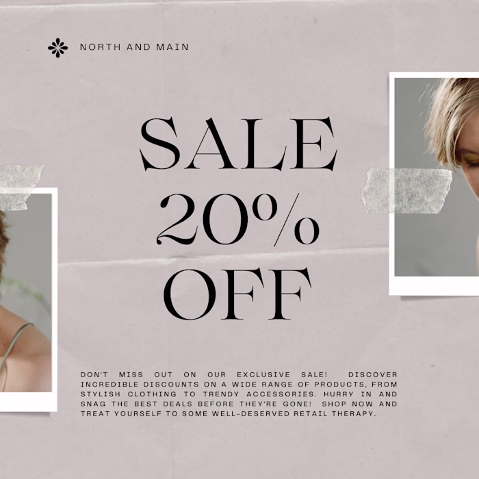 Sophisticated sales graphic designed to feel aspirational wh...