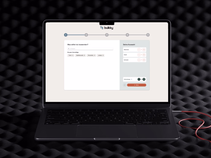 Mobile-First Redesign of Bulkky Booking Flow