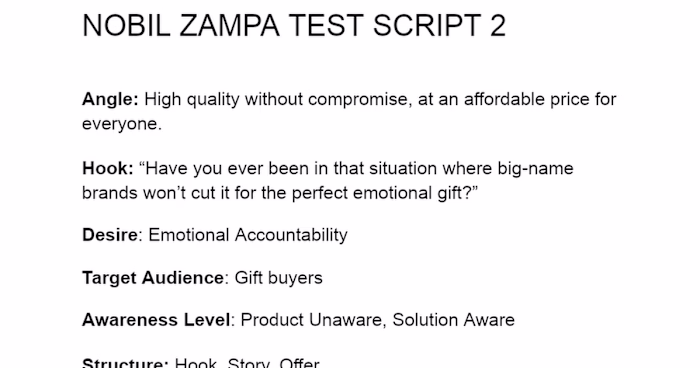 Pet Portrait Gift Campaign Script