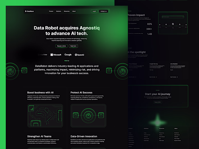 AI SaaS Website UI |