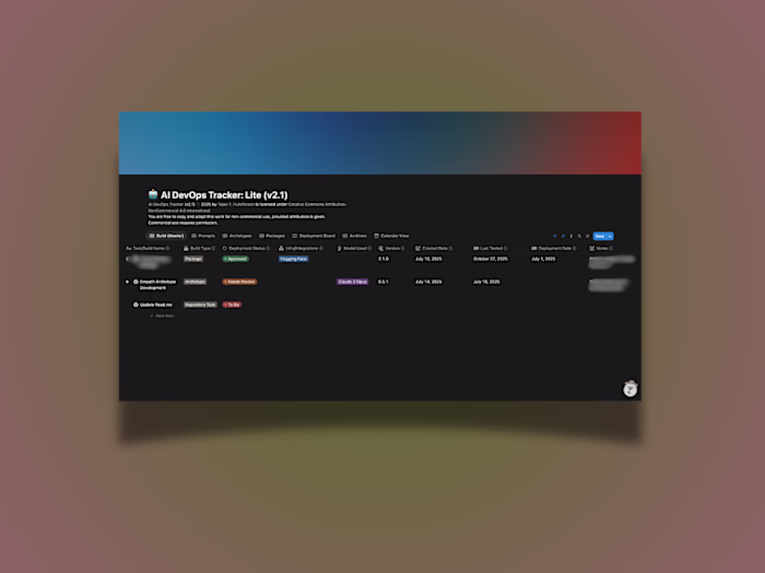 AI Tone & Archetype System