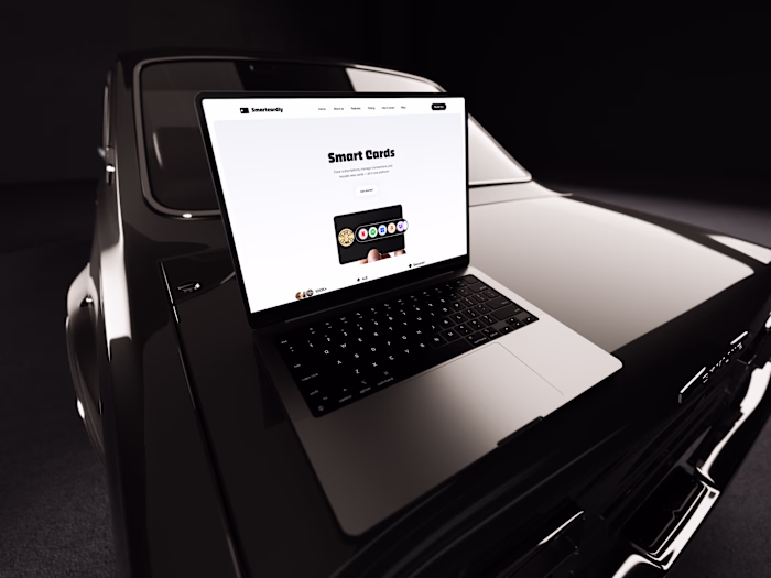 Landing page design exploration.