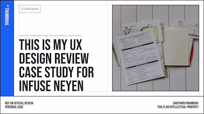 UI/UX Design Audit Case Study for InFUSE Neyen's Website 