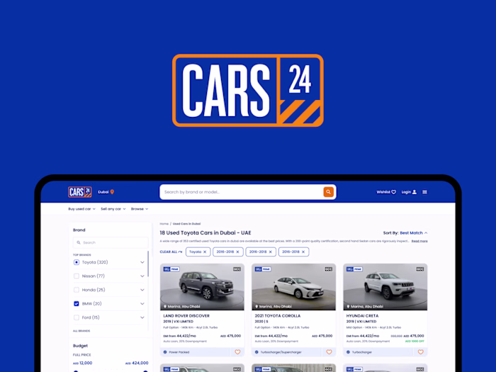 Cars24 UAE: Redefining the Car Buying Experience