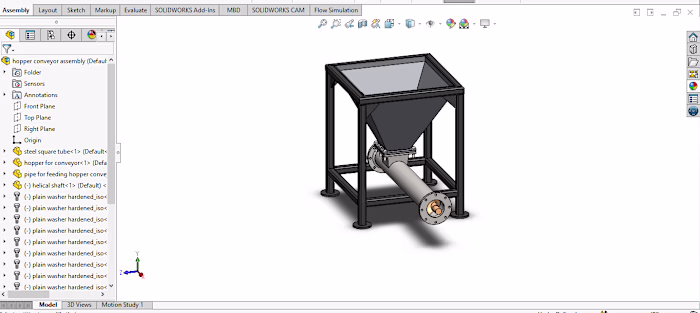 Hopper Conveyor System Design
