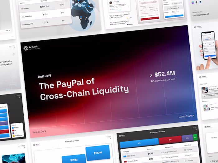 AetherFi - Series A Pitch Deck (DeFi Protocol)