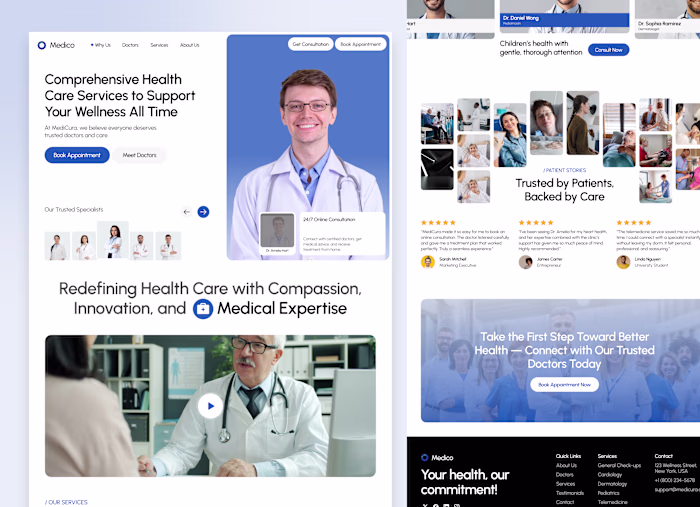 Professional Medical & Telemedicine Website