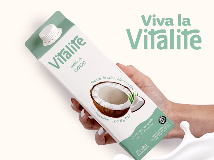 Vitalite | Vegan Milk Packaging on Behance