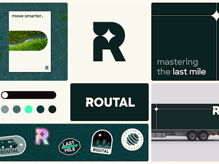 Routal brand identity
