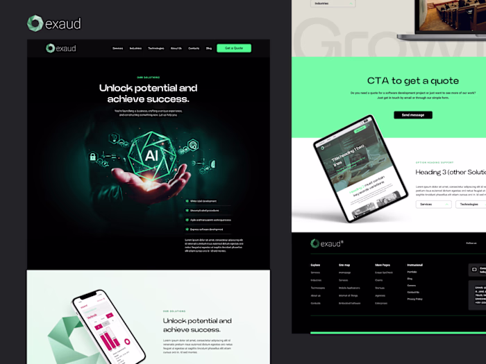 Website Redesign - Exaud IT Consultancy