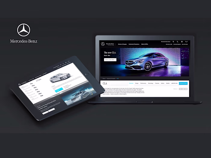 Mercedes-Benz Website Redesign Concept