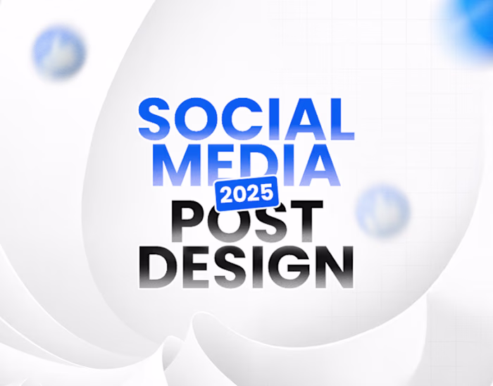 Social media post design