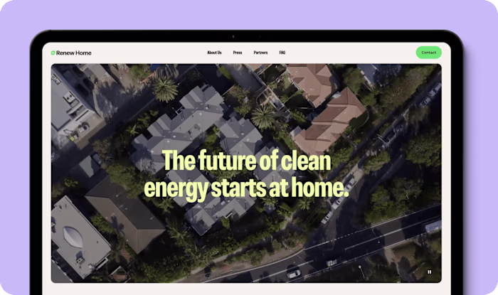 Renew Home - Website Development