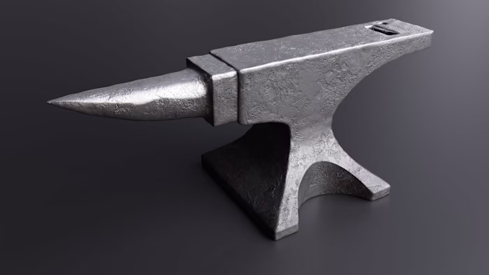 Metal Anvil 3D Model