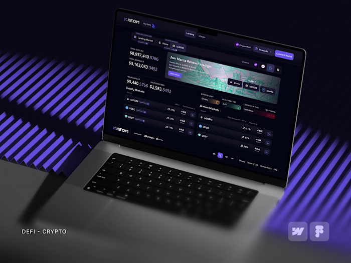 KEOM Protocol | Product and Brand Design + Webflow Development