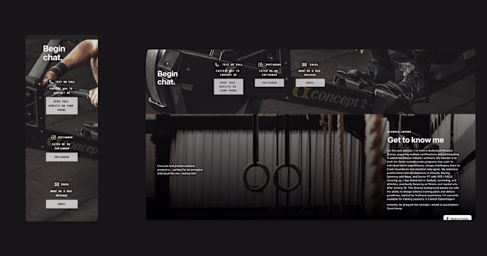 CrossFit membership website - Framer Template