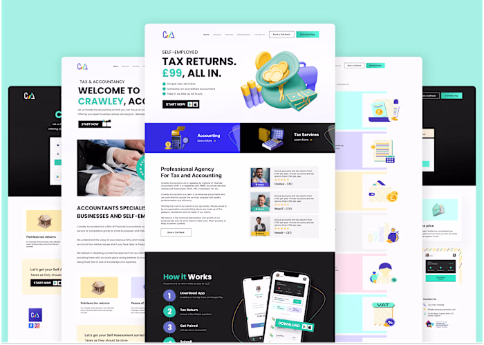 Tax Consultant Website