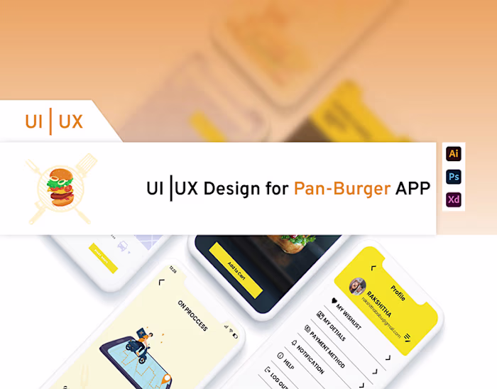 Burger App on Behance